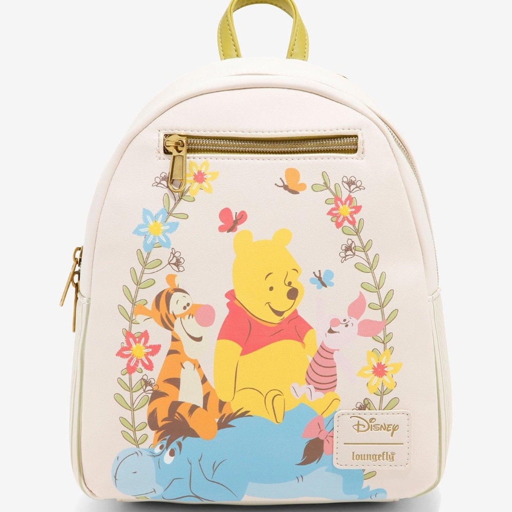 Loungefly Disney Winnie The Pooh Flowers Mini Backpack